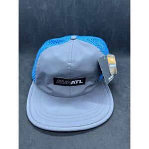 Richardson BLUE/GRAY Men's Hat RUN ATL  R Active Wicking One Size NWT